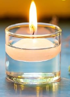 Photophore bougie flottante (petit)