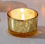 Petit photophore doré